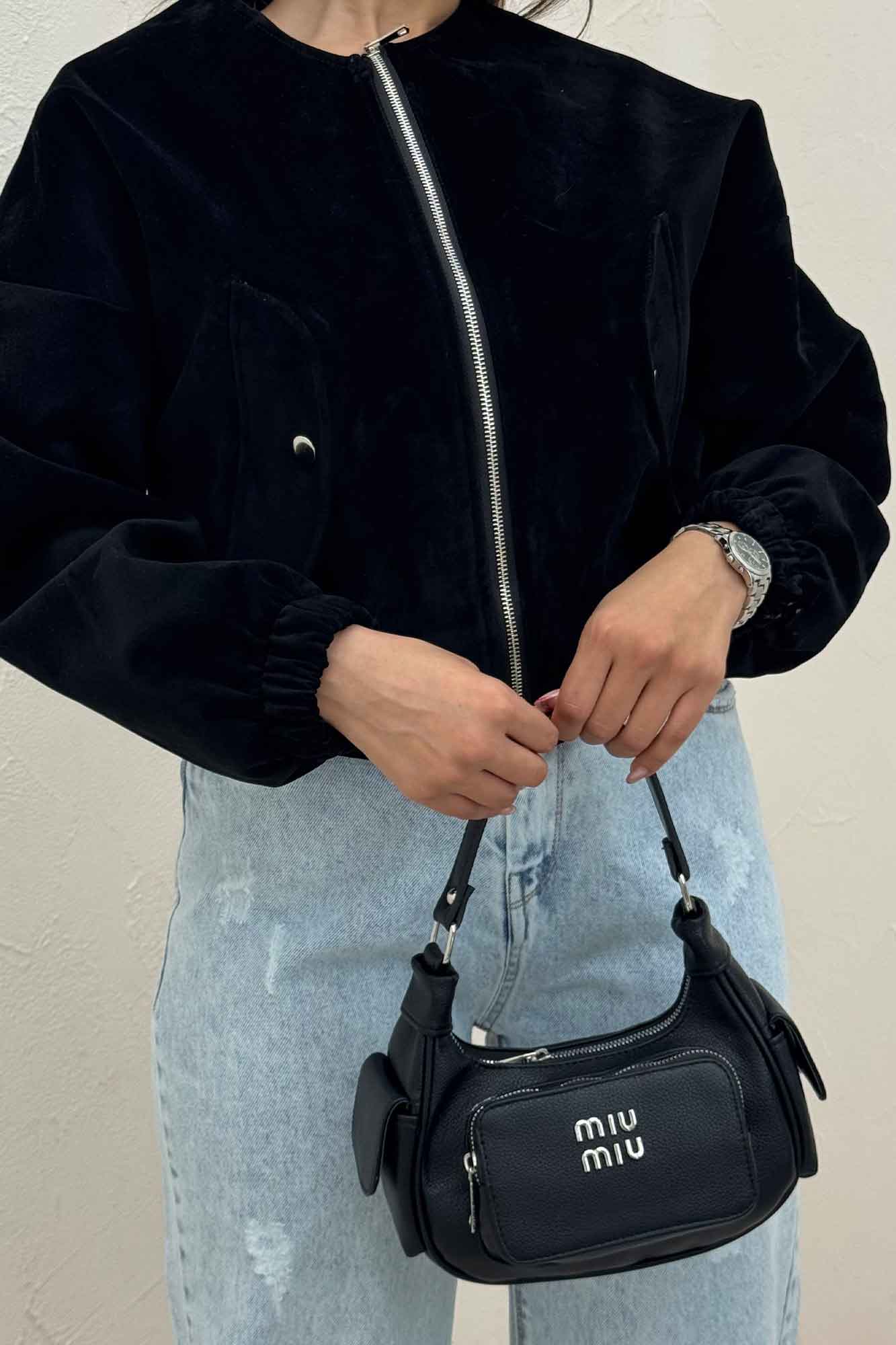 بامبر جیر پشت چرم آستردار