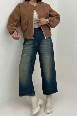 بامبر جیر پشت چرم آستردار