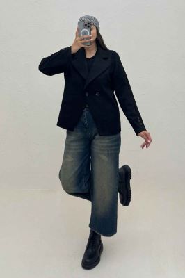 کت سوییت دو دکمه پایین هفتی