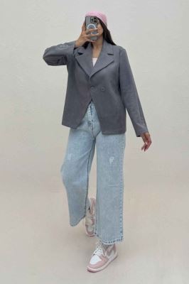 کت سوییت دو دکمه پایین هفتی