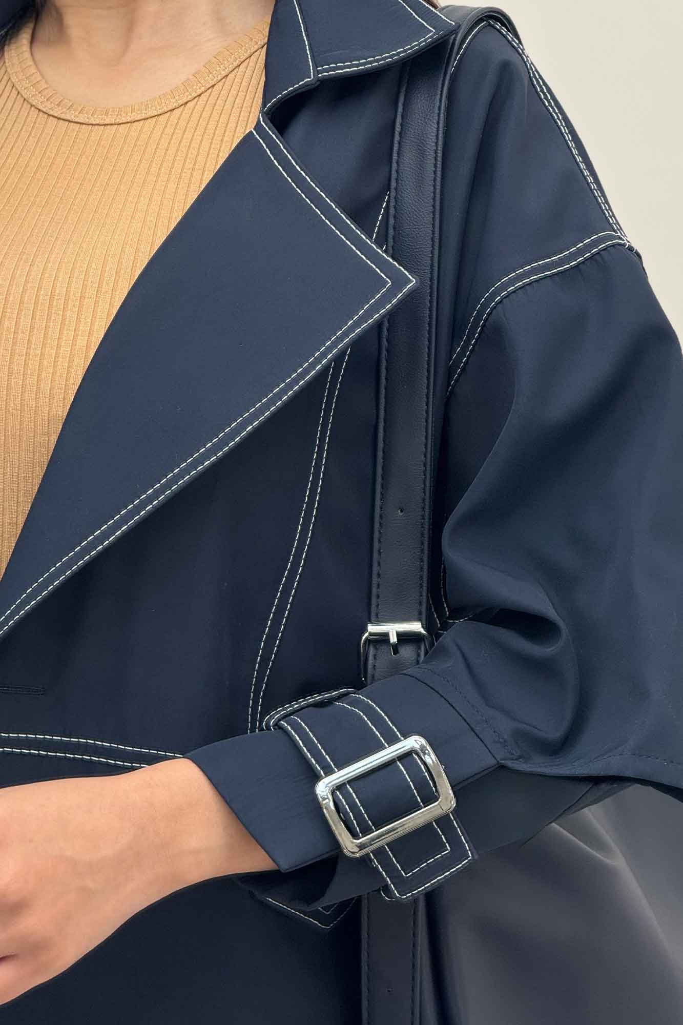 بارانی تک دکمه سانتانا کامیشا