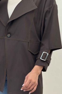 بارانی تک دکمه سانتانا کامیشا