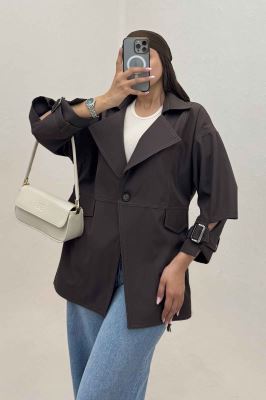 بارانی تک دکمه سانتانا کامیشا