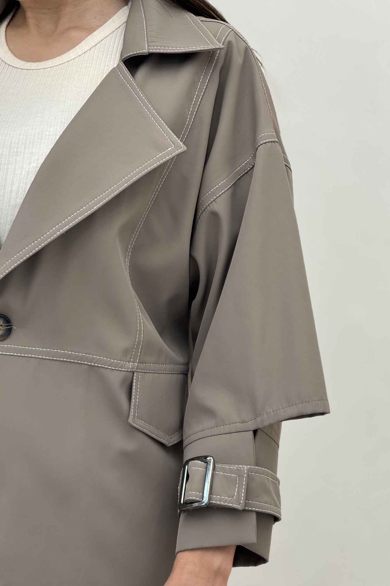 بارانی تک دکمه سانتانا کامیشا