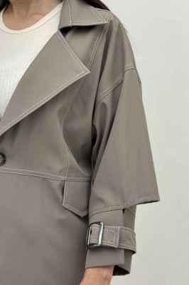 بارانی تک دکمه سانتانا کامیشا