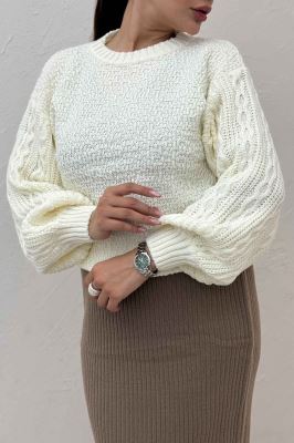 دورس بافت آستین پفکی مراکشی