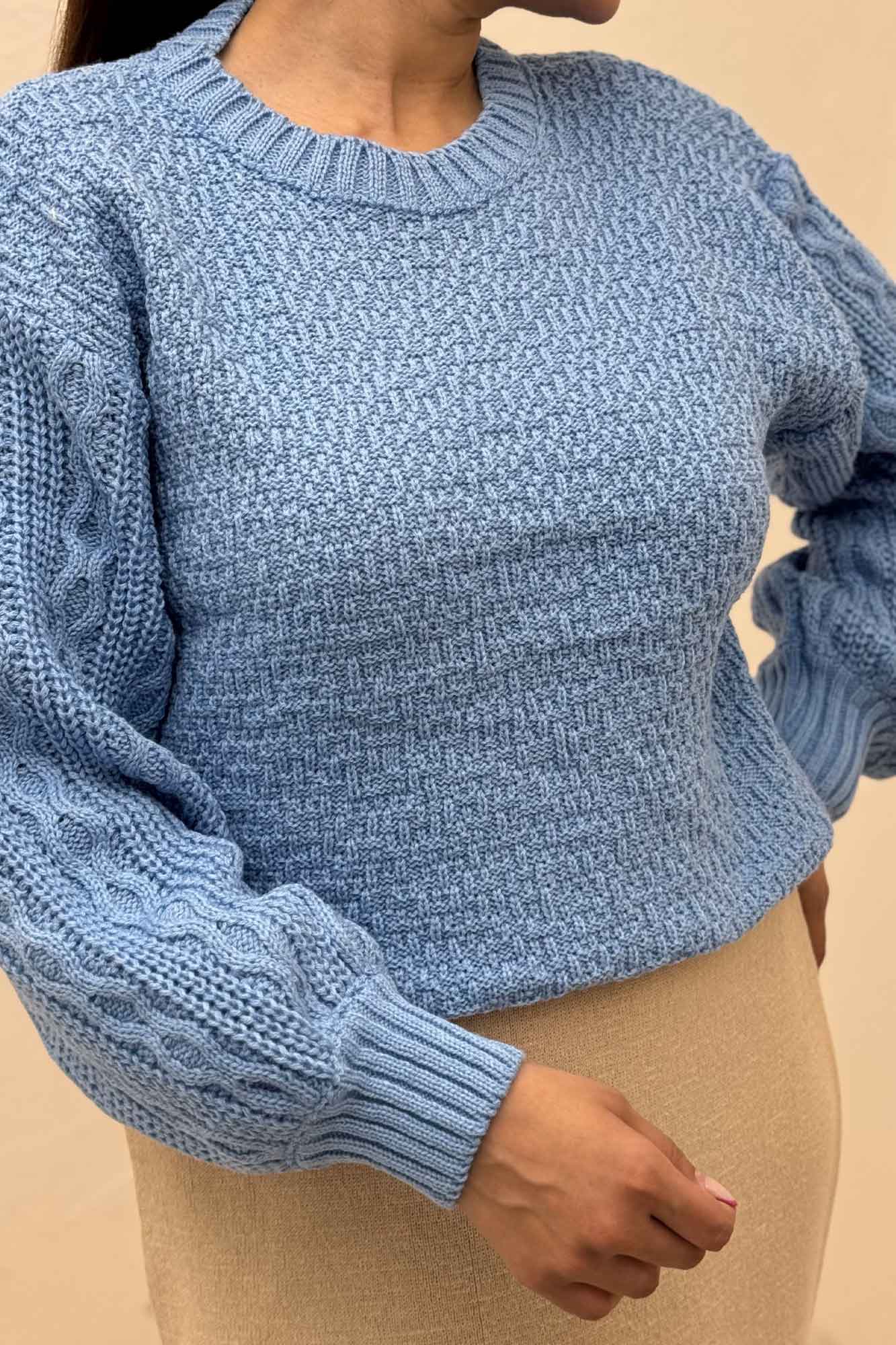 دورس بافت آستین پفکی مراکشی