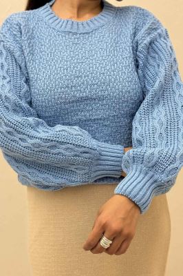 دورس بافت آستین پفکی مراکشی