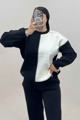 ست دورس و شلوار بافت کوکی 