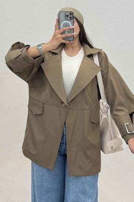 بارانی تک دکمه سانتانا کامیشا