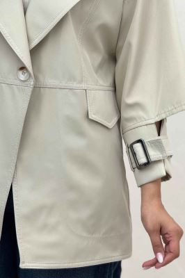 بارانی تک دکمه سانتانا کامیشا