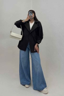 بارانی تک دکمه سانتانا کامیشا