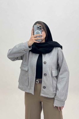 کت فوتر کجراه آستردار دو جیب ASHLEY