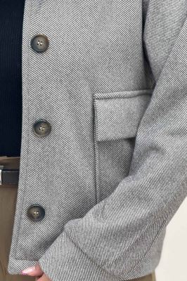 کت فوتر کجراه آستردار دو جیب ASHLEY