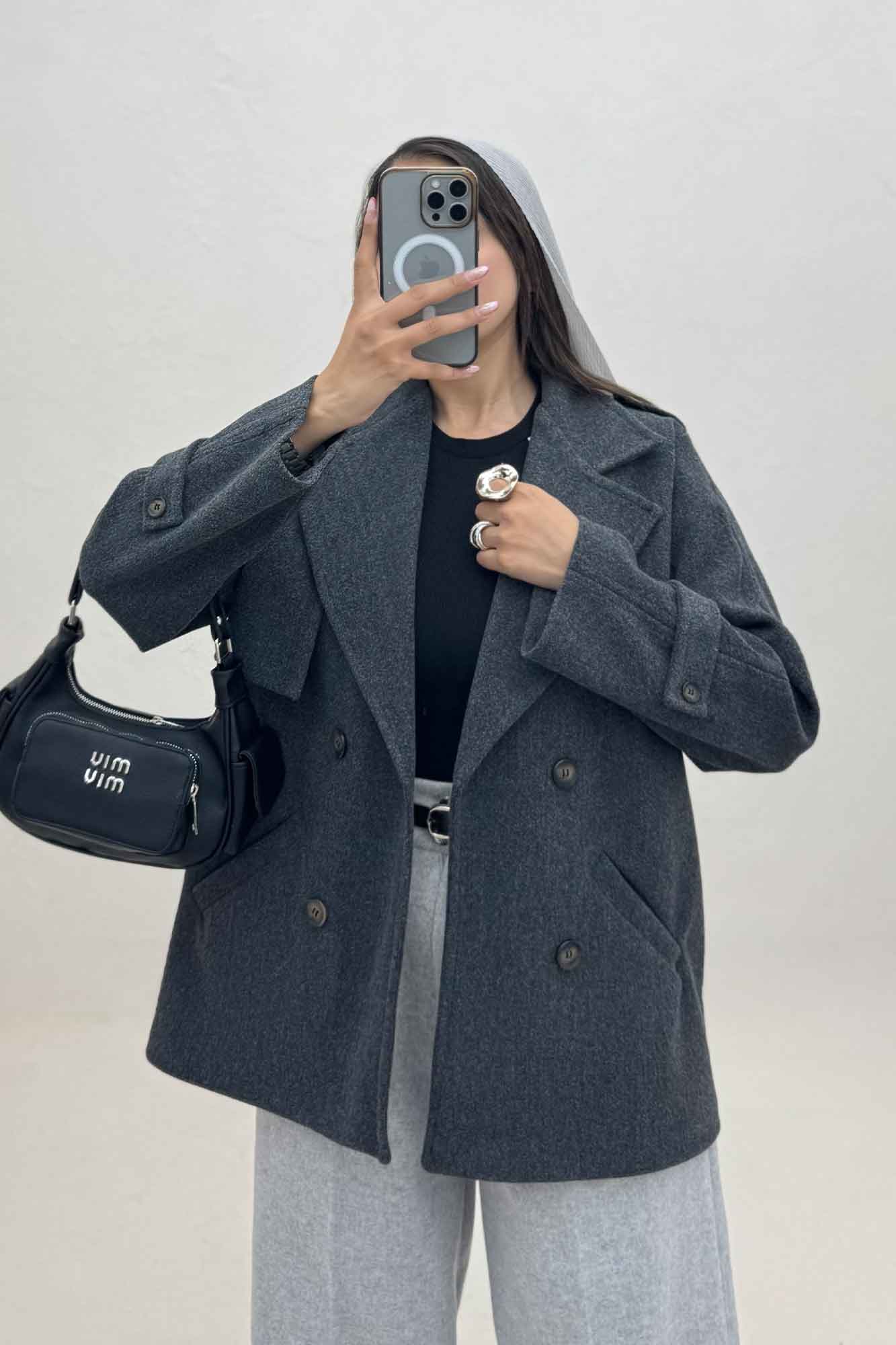 کت فوتر دو جیب خطی کاژین