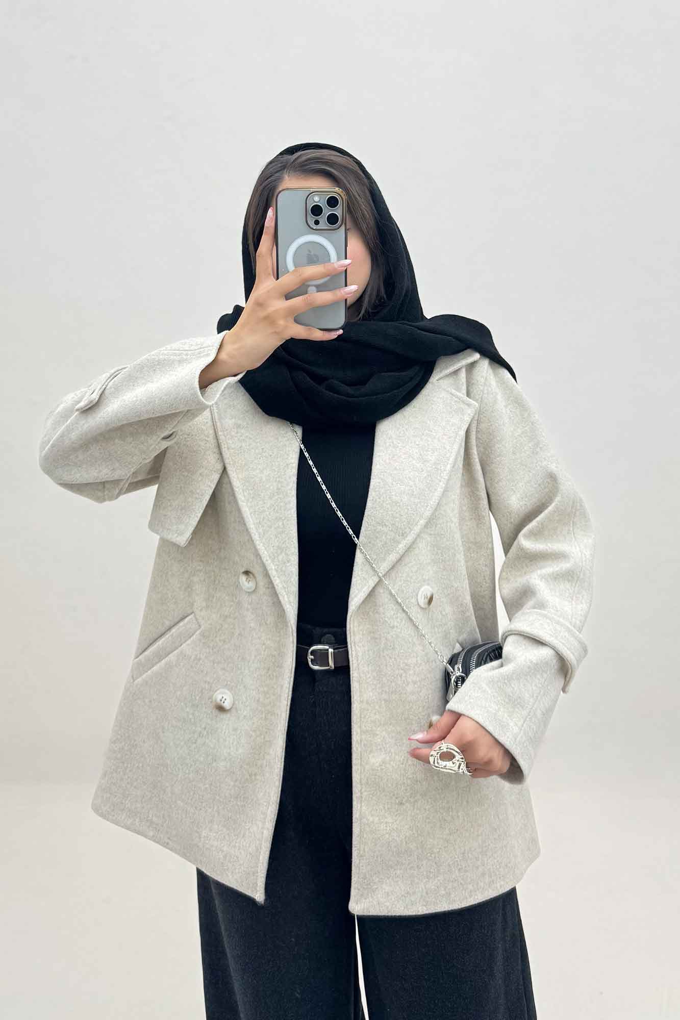 کت فوتر دو جیب خطی کاژین