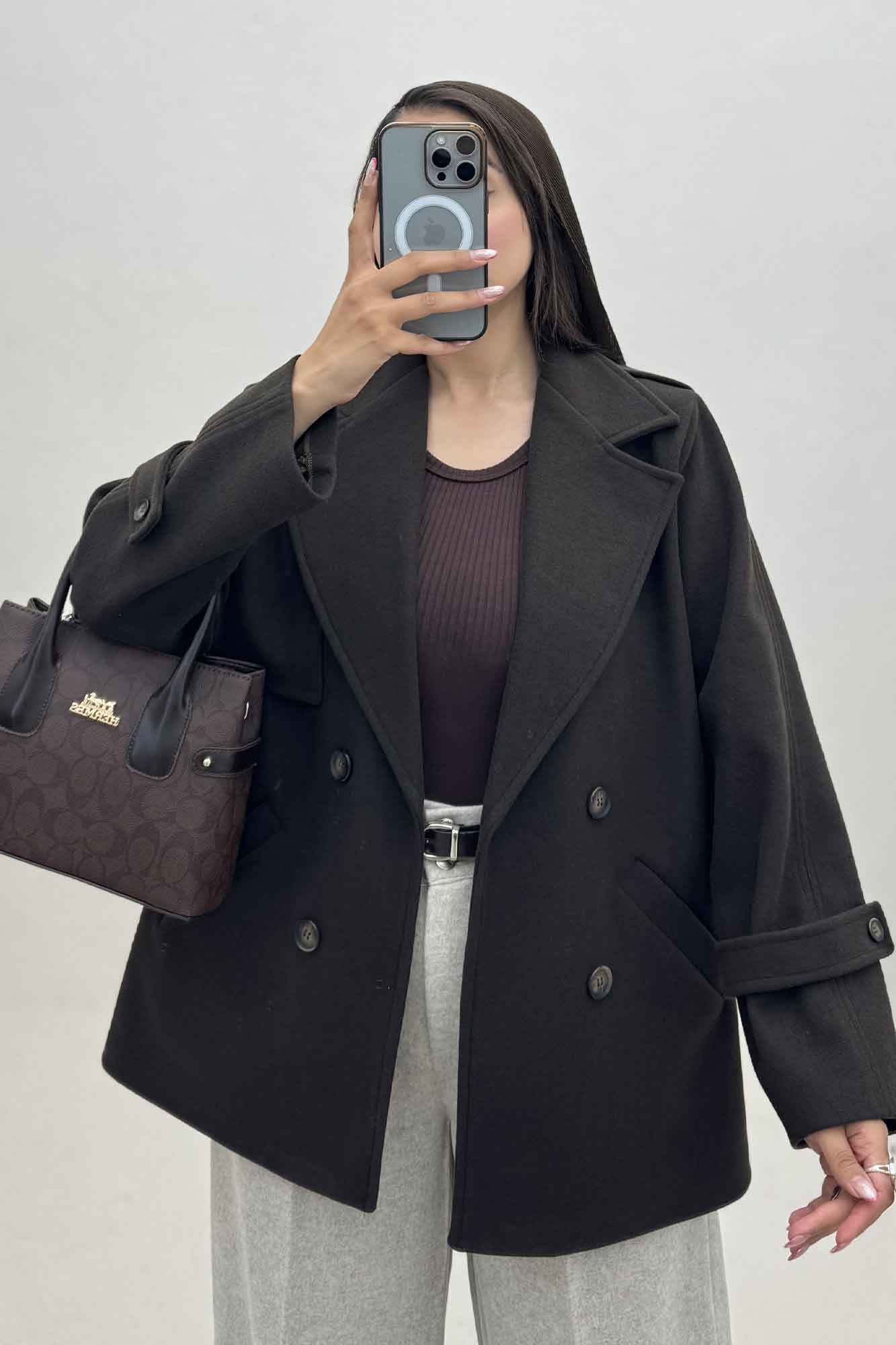 کت فوتر دو جیب خطی کاژین