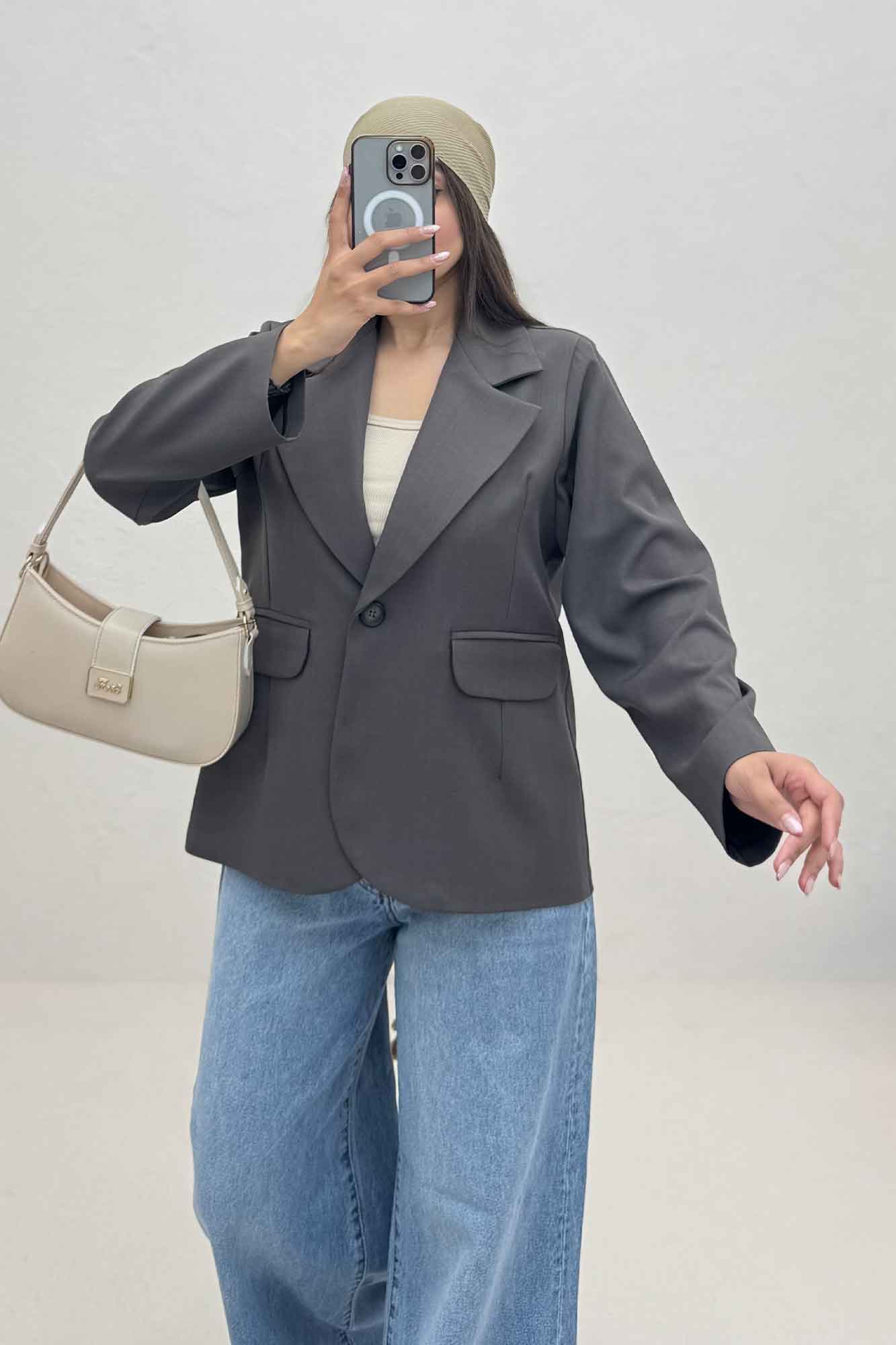 کت بزیاق تک دکمه دو ور ساسون