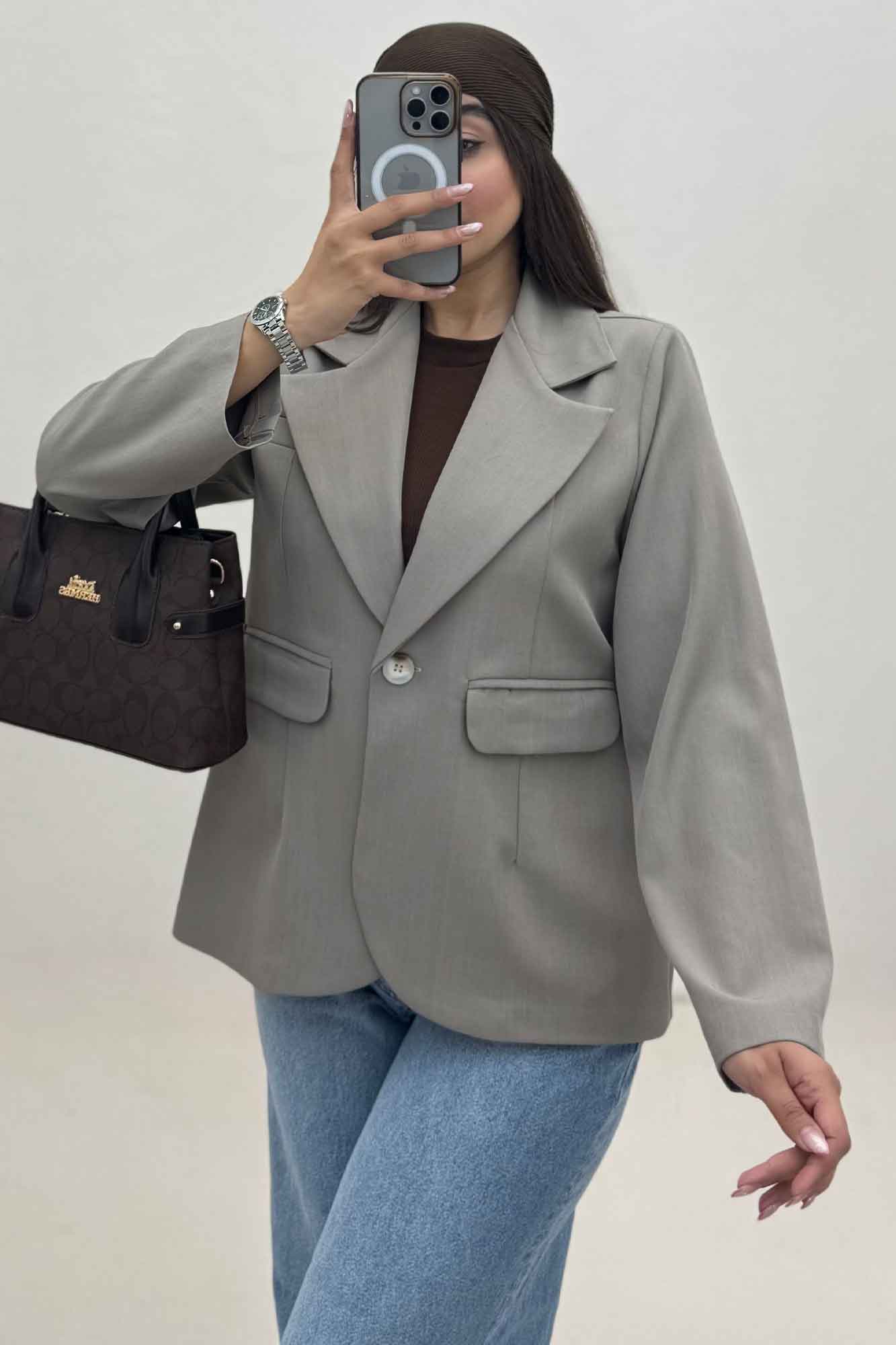 کت بزیاق تک دکمه دو ور ساسون