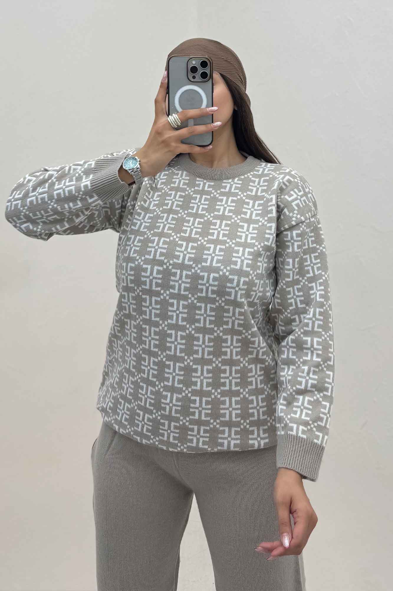 ست دورس و شلوار بافت گراناوا