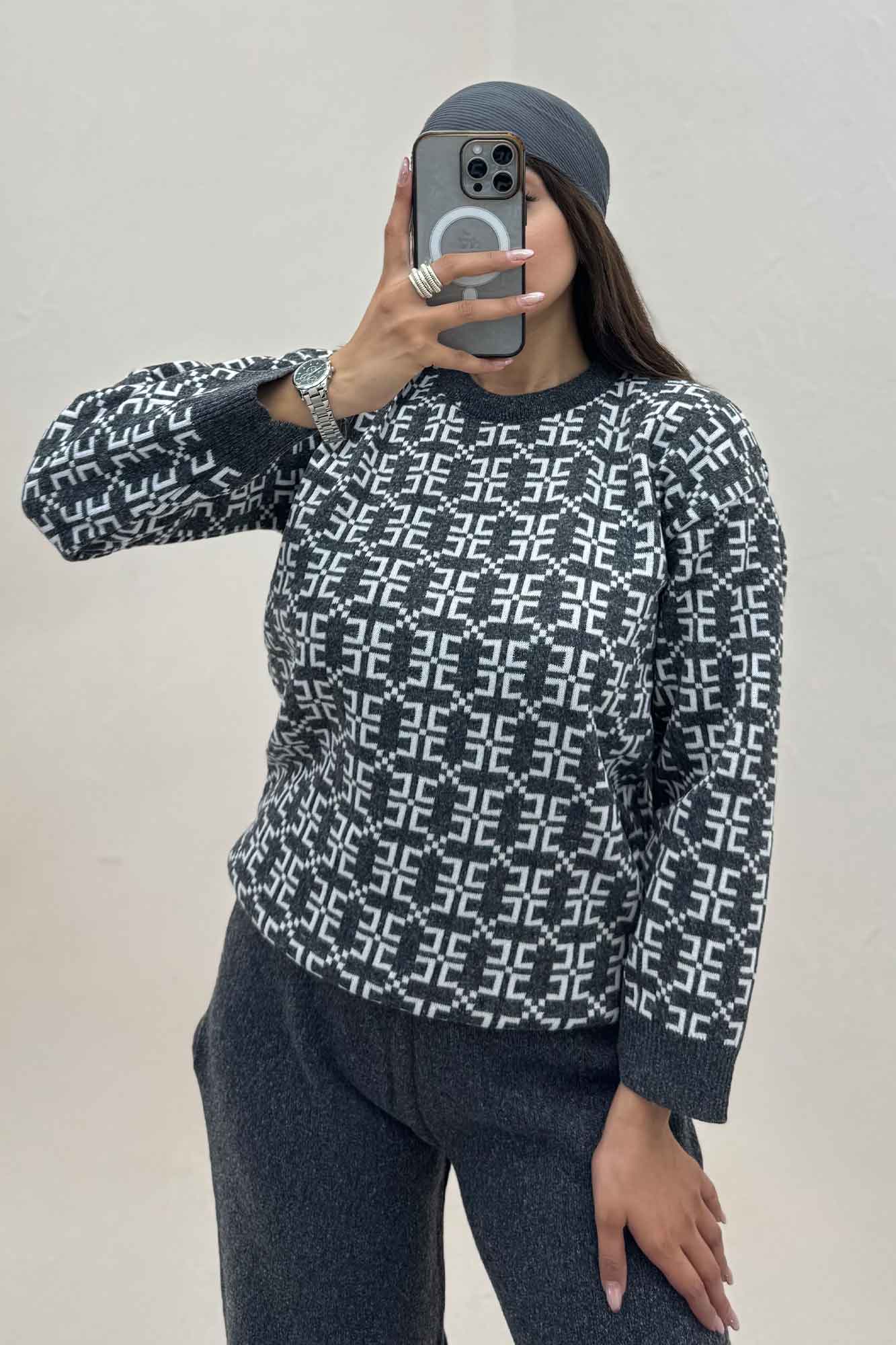 ست دورس و شلوار بافت گراناوا