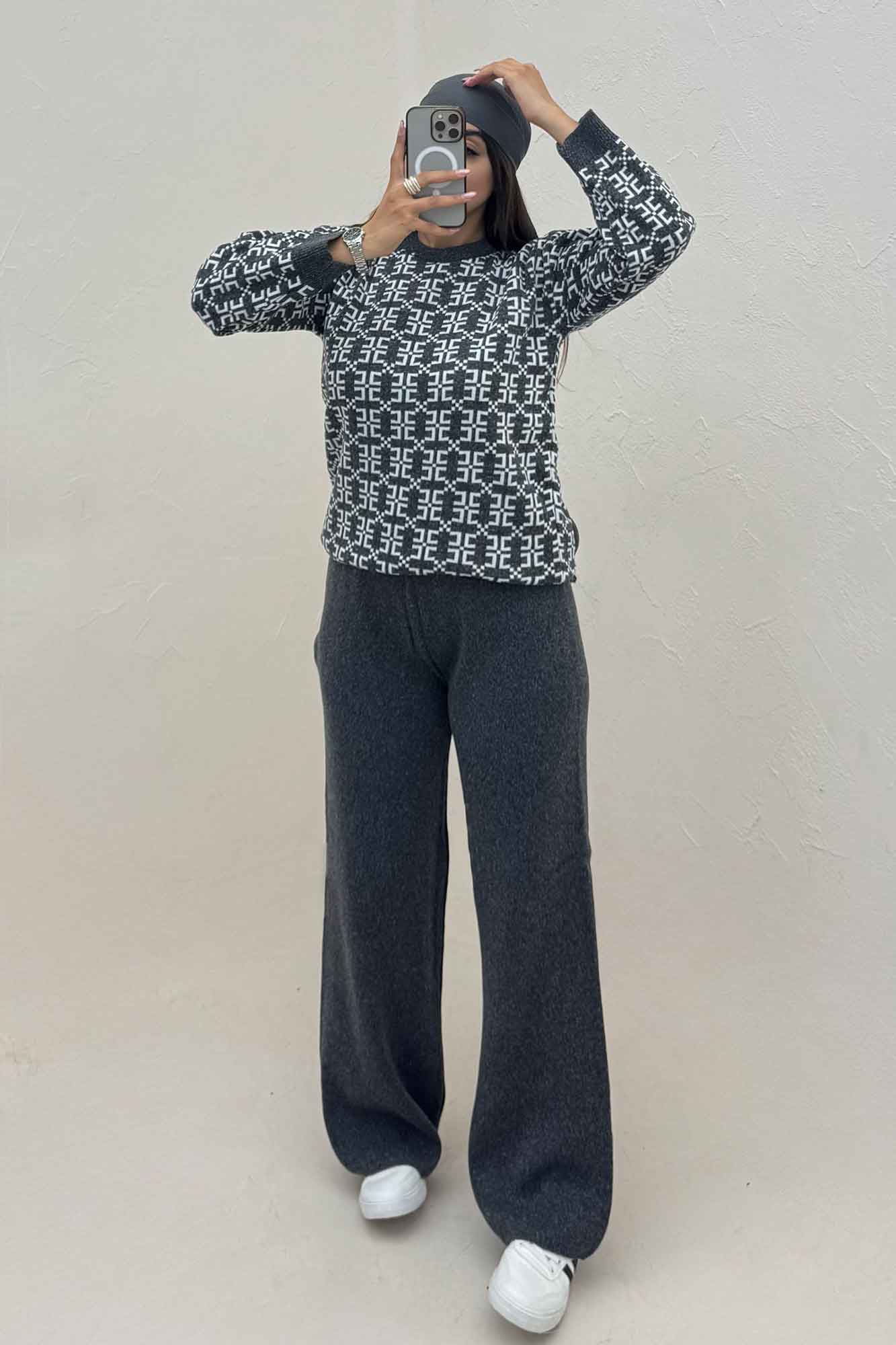 ست دورس و شلوار بافت گراناوا