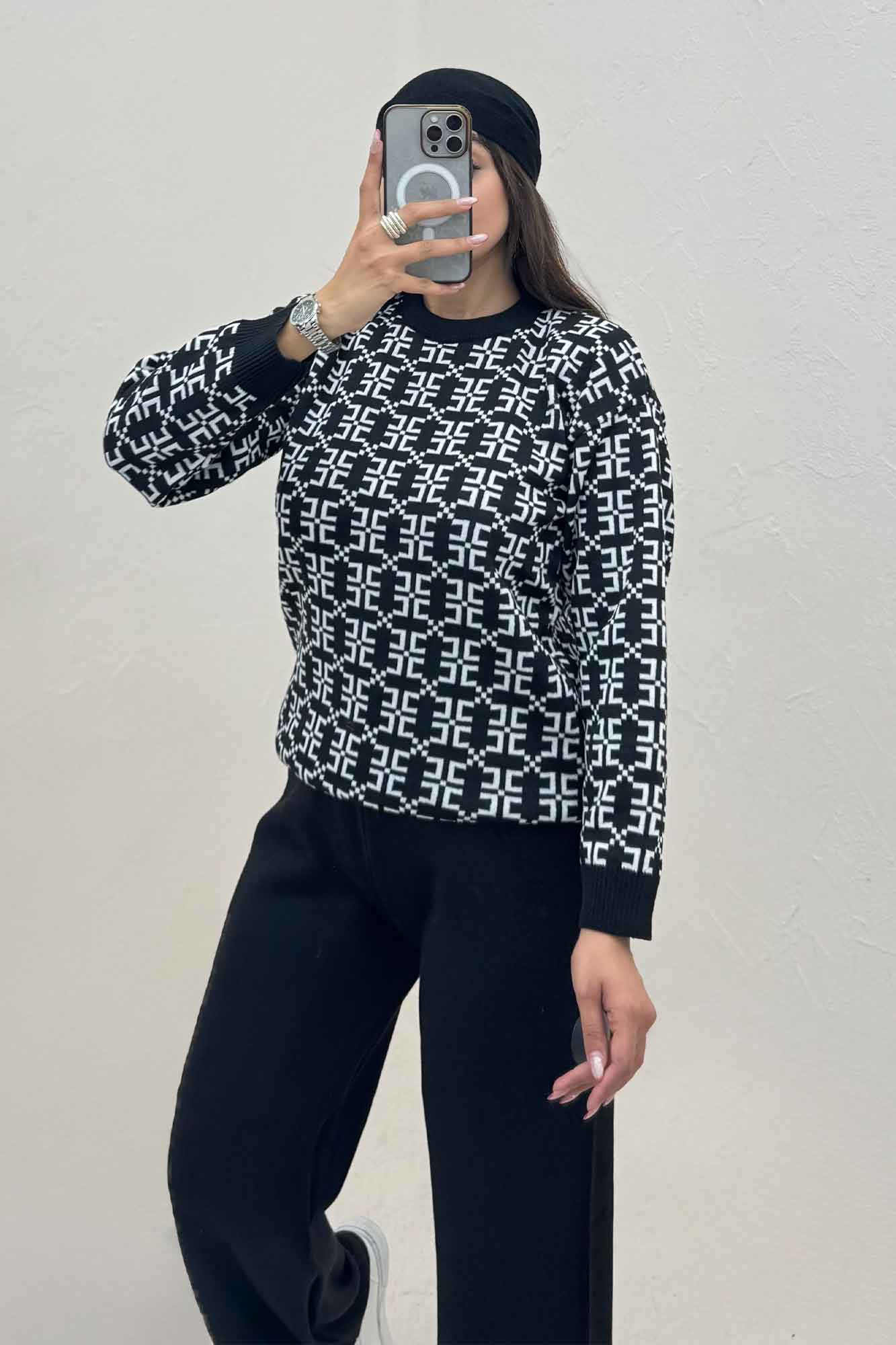 ست دورس و شلوار بافت گراناوا