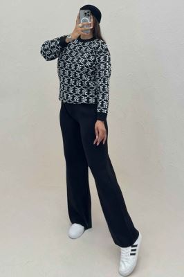 ست دورس و شلوار بافت گراناوا