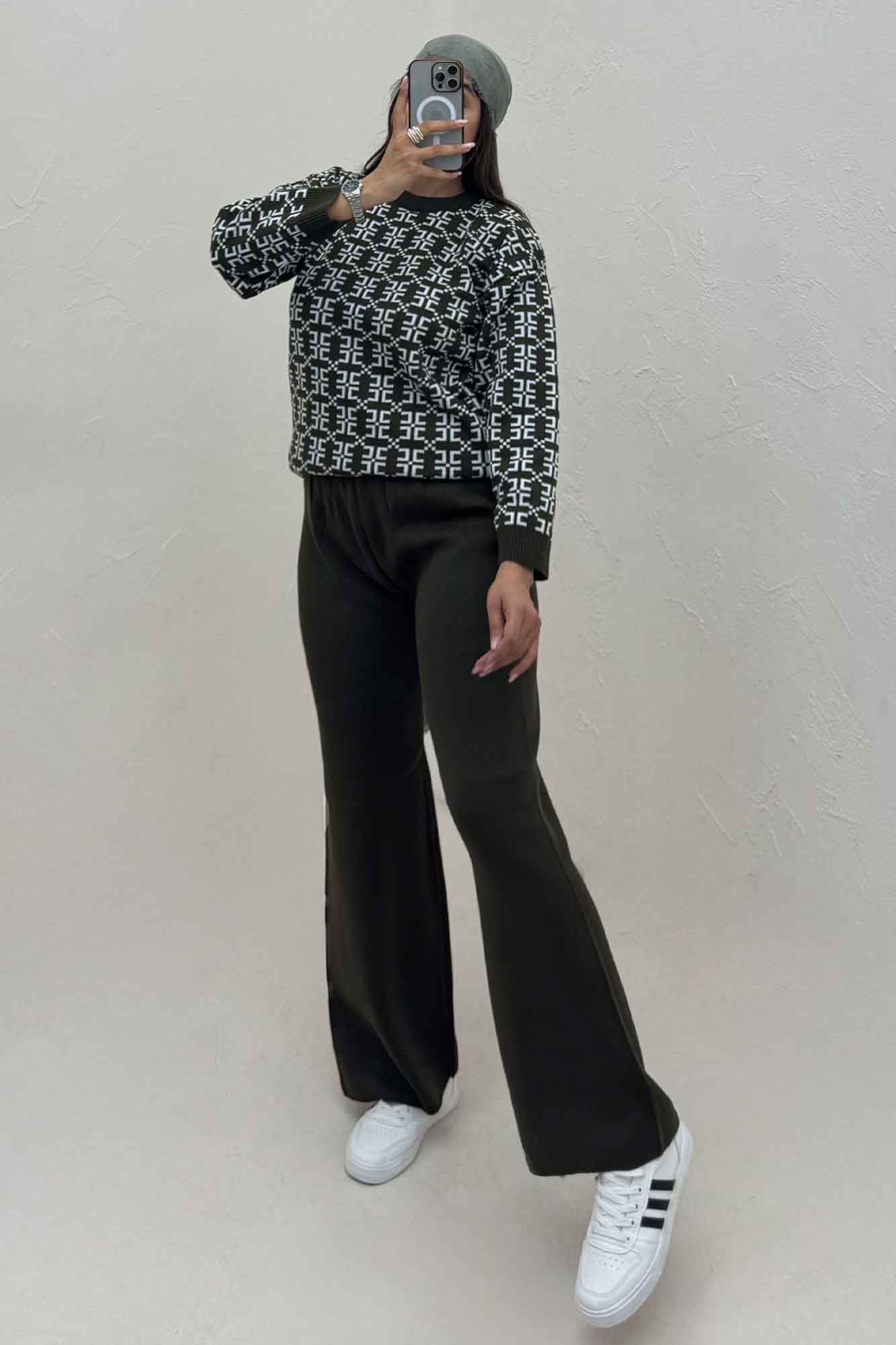 ست دورس و شلوار بافت گراناوا