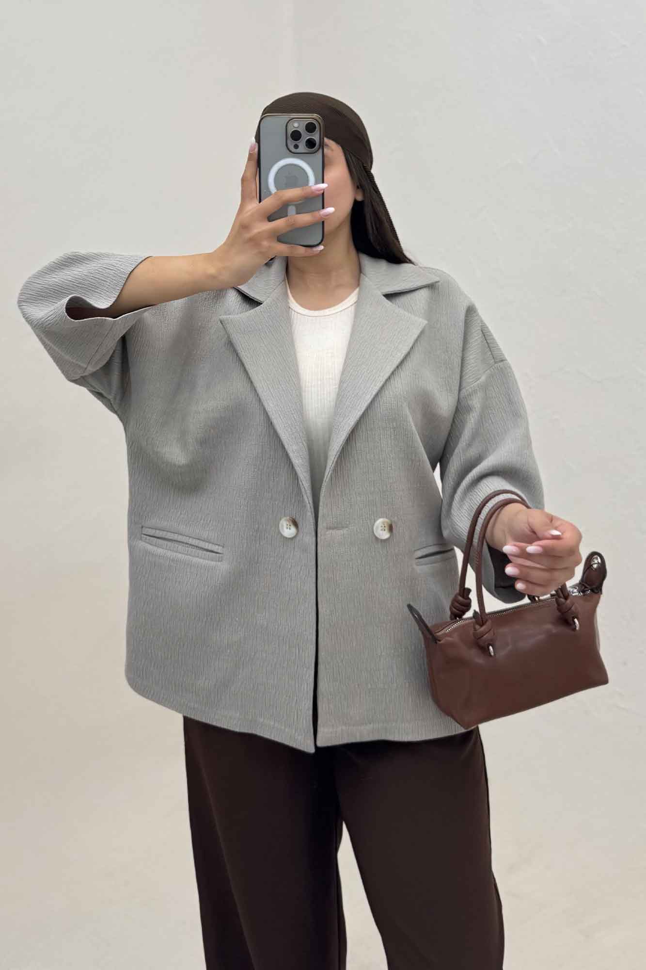 کت کتان راین آستین سه رب