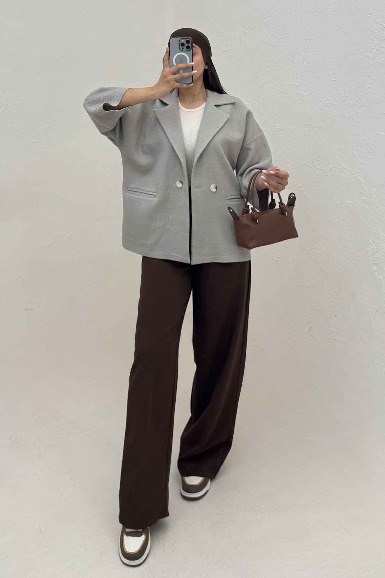 کت کتان راین آستین سه رب