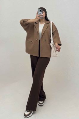 کت کتان راین آستین سه رب 