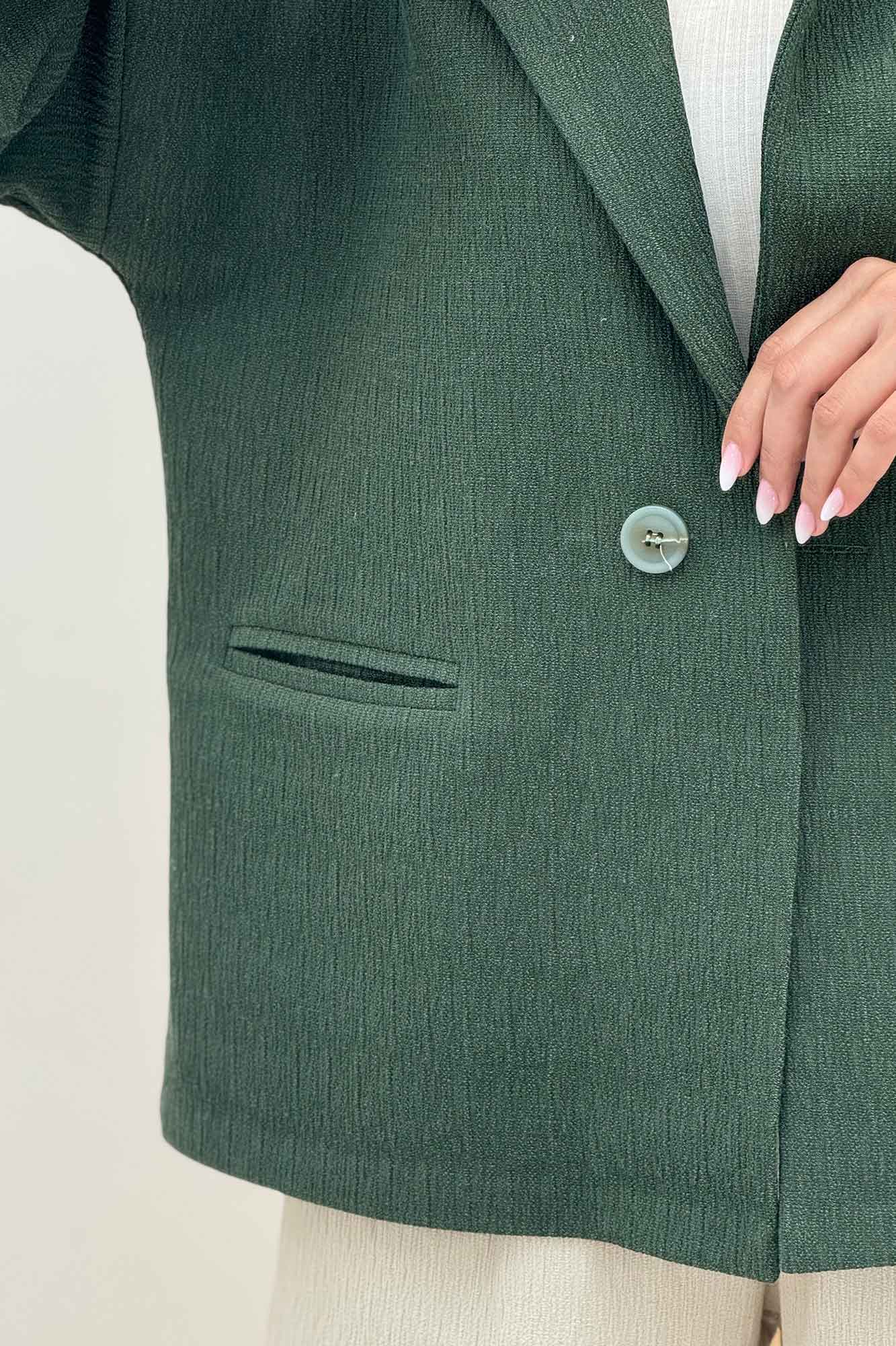 کت کتان راین آستین سه رب 