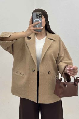 کت کتان راین آستین سه رب 