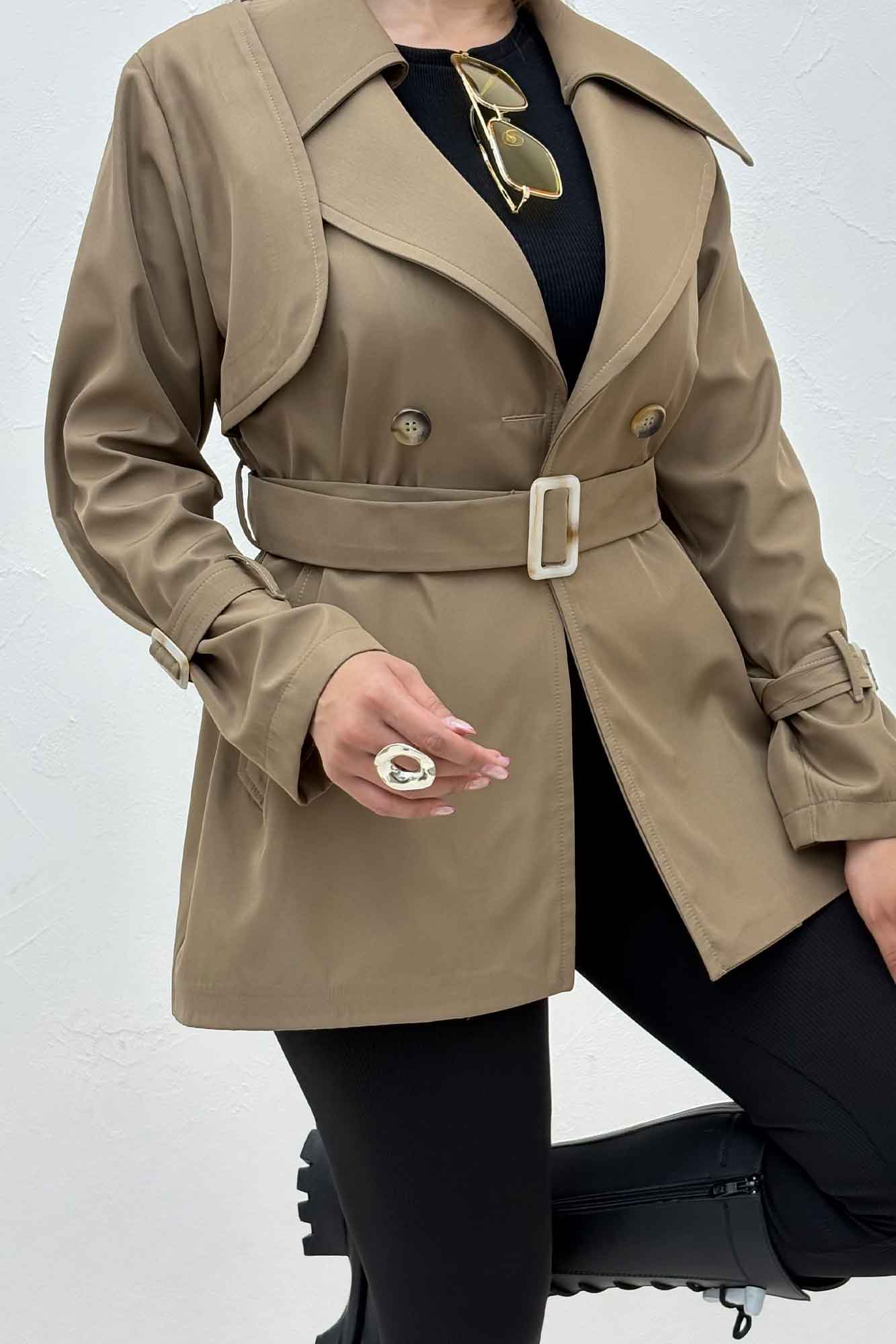 بارانی میدی دو یقه سانتانا