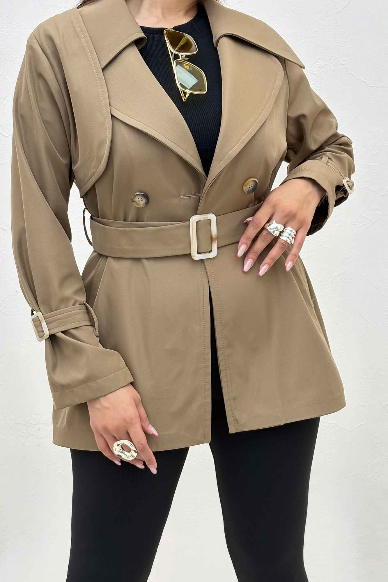 بارانی میدی دو یقه سانتانا