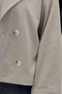 کت آستردار فوتر کجراه چهار دکمه نوبو