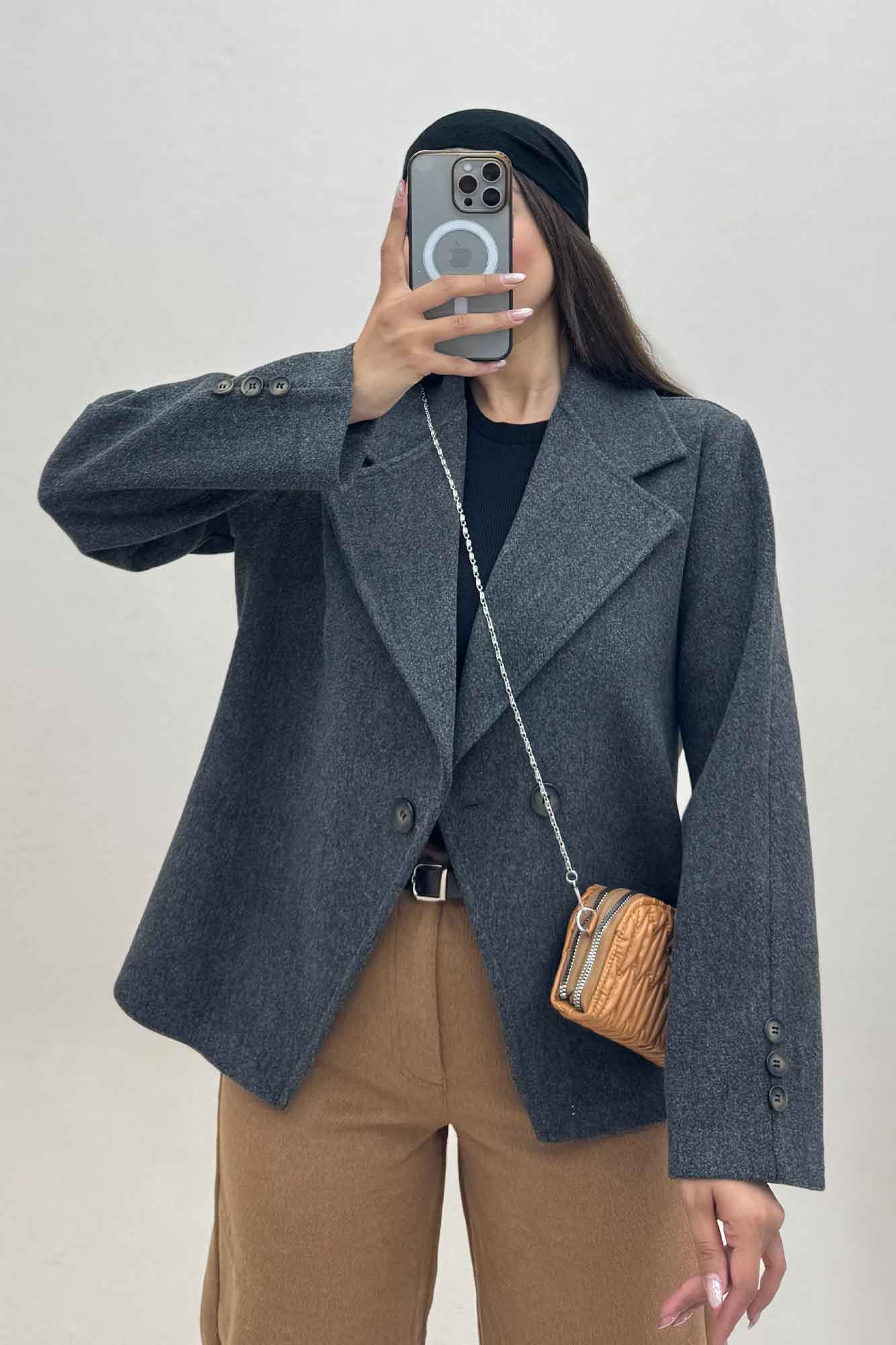 کت فوتر دو دکمه پایین هفتی