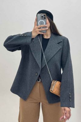 کت فوتر دو دکمه پایین هفتی