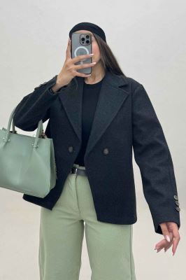 کت فوتر دو دکمه پایین هفتی