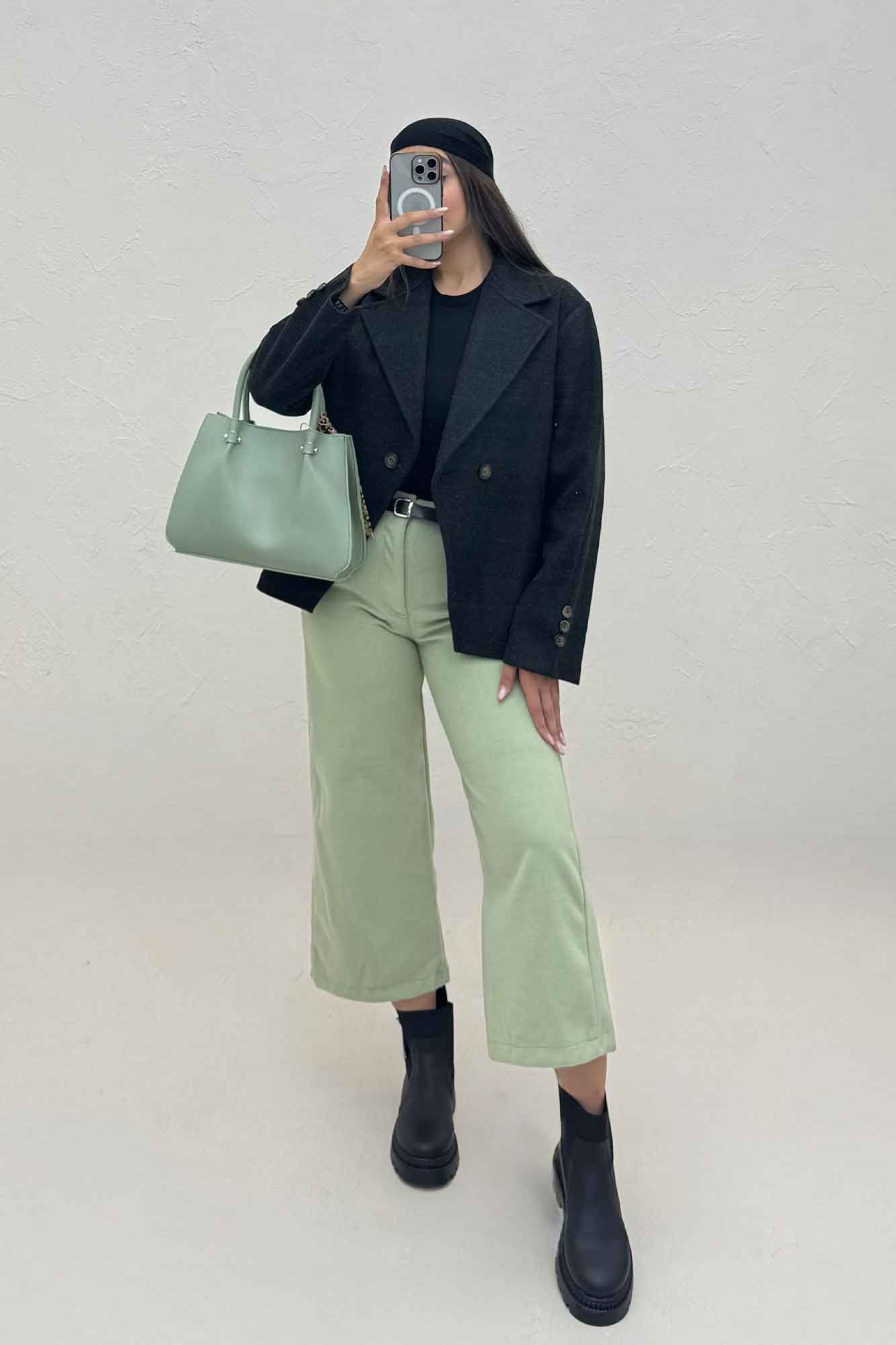 کت فوتر دو دکمه پایین هفتی