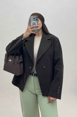 کت فوتر دو دکمه پایین هفتی