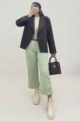 کت فوتر دو دکمه پایین هفتی