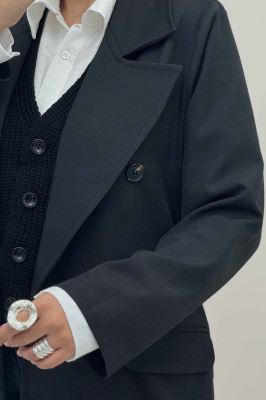 مانتو بلند بزیاق پشت چاکدار