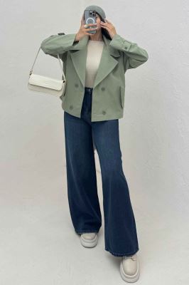 کت کتان زارا چهار دکمه