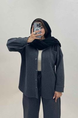 ست پالتو و شلوار فوتر تک جیب DELSA