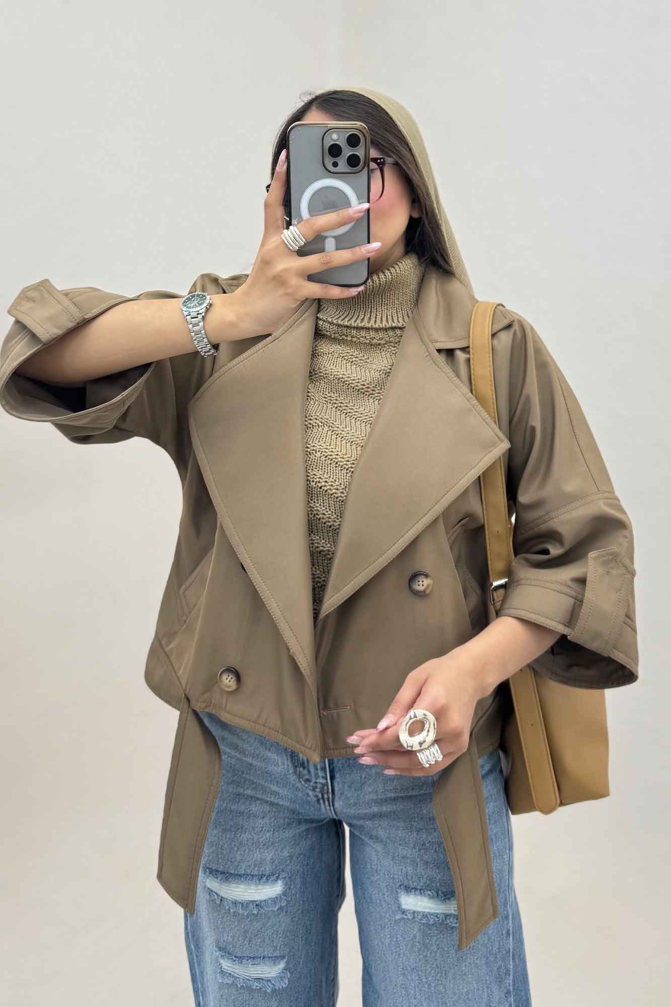 بارانی آستین پاگن سانتانا SERENTI