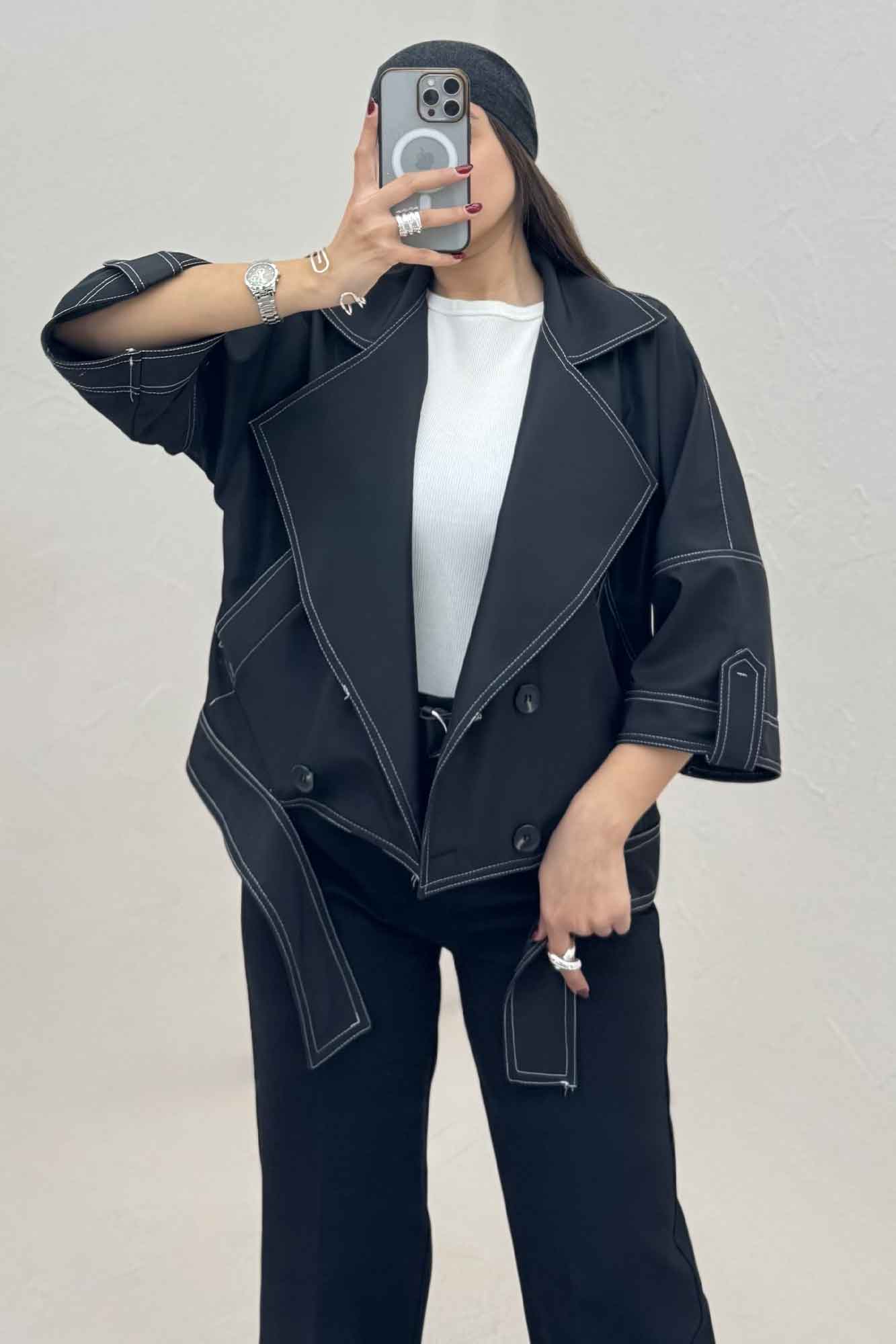 بارانی آستین پاگن سانتانا SERENTI