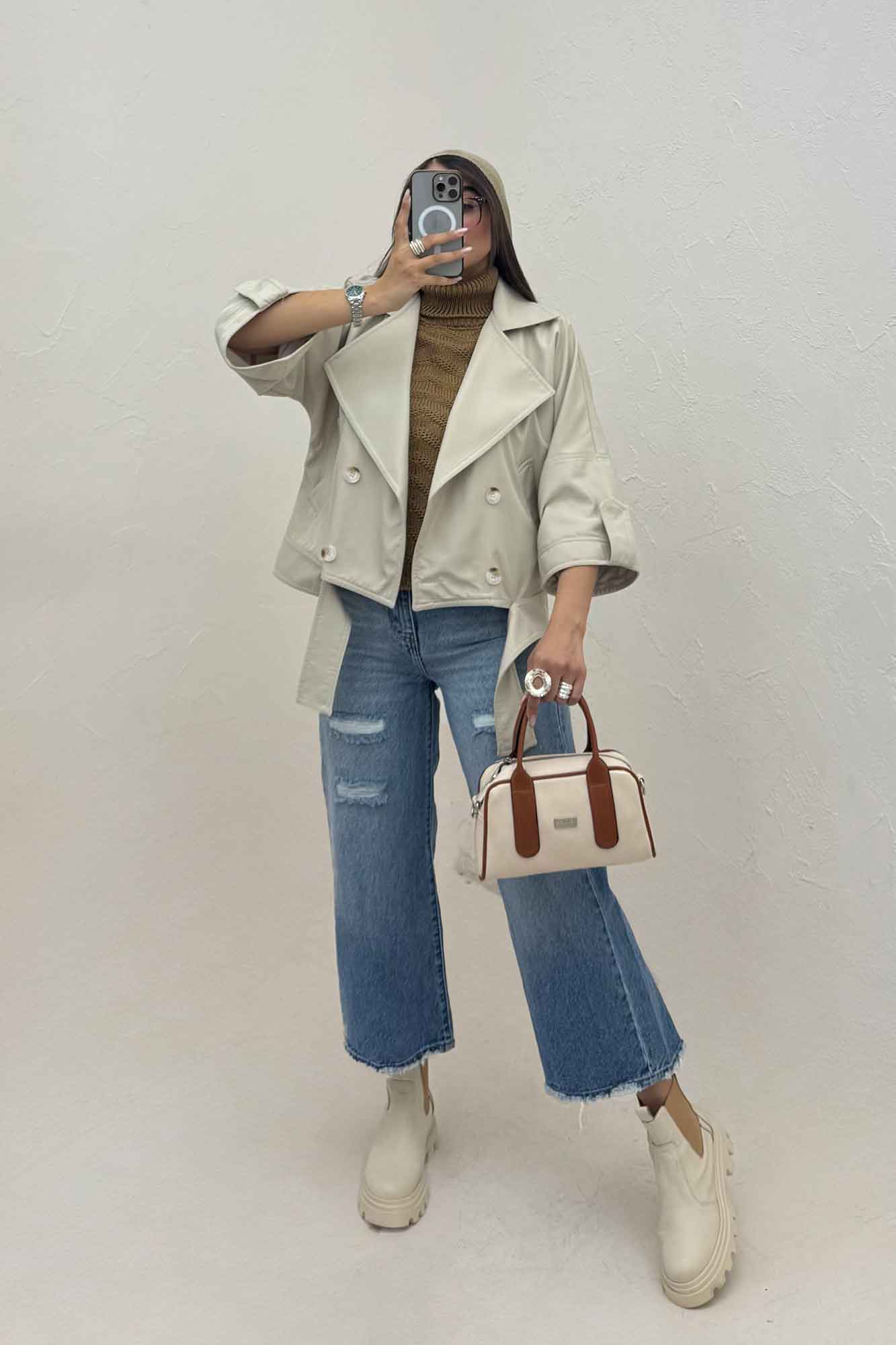 بارانی آستین پاگن سانتانا SERENTI