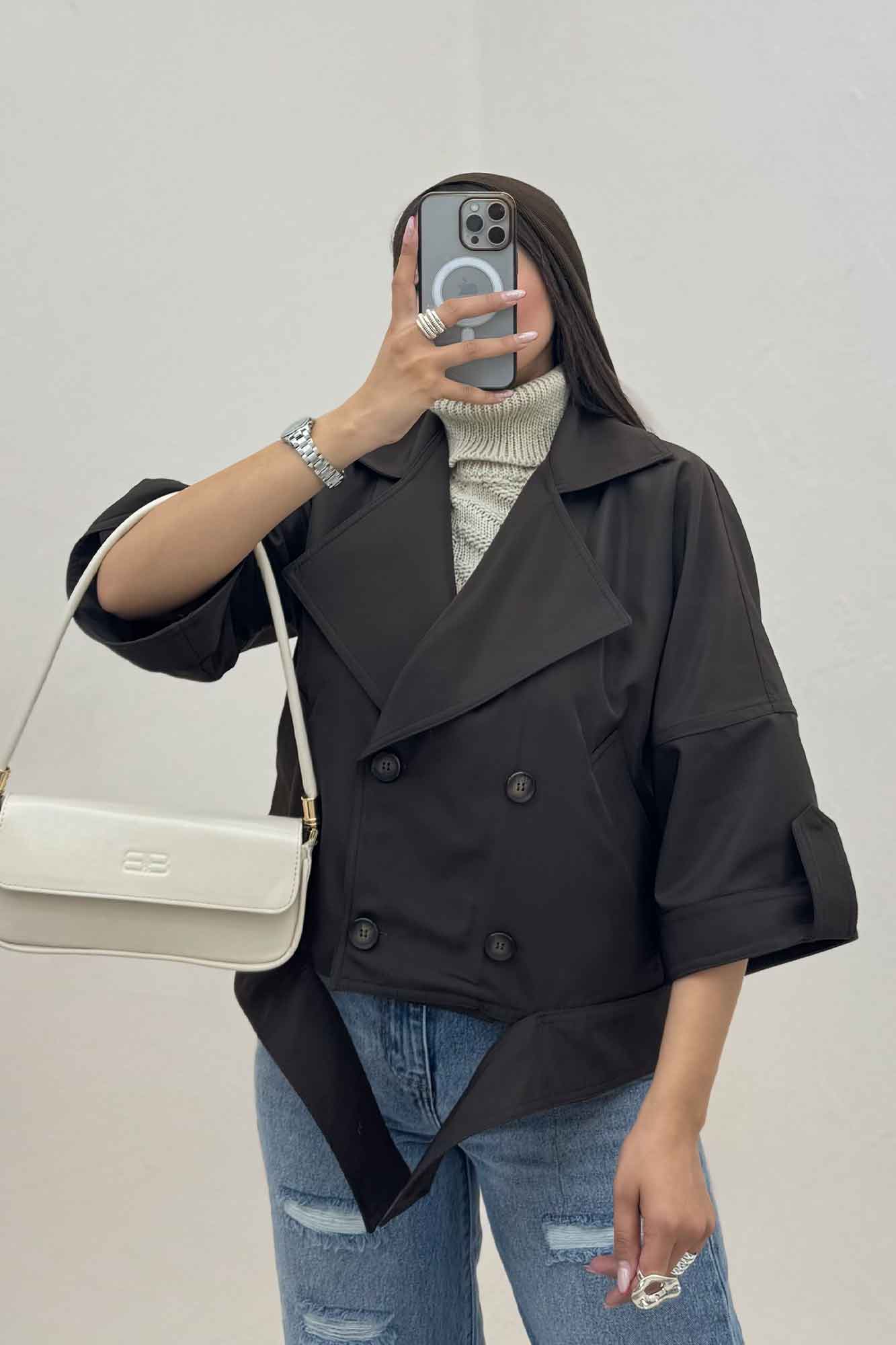 بارانی آستین پاگن سانتانا SERENTI